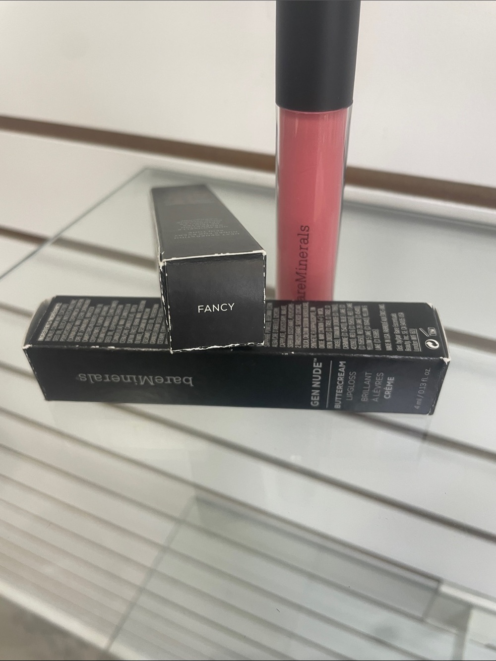 bareMinerals Gen Nude Lipgloss - Fancy (Sheer Pink Gloss)